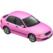 Pink car sticker