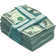 blue money  sticker