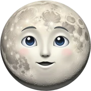 Moon sticker