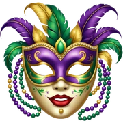 Mardi Gras sticker