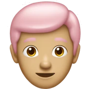 Light pink check sticker