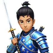 Celestial Samurai sticker