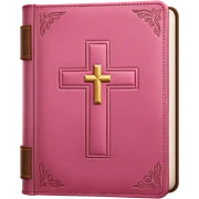 Pink bible  sticker