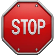  Stop no sticker