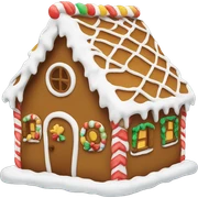 gingerbread house sticker