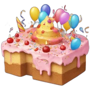 Party birthday  sticker