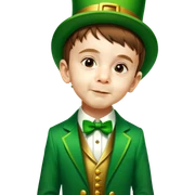 Celebratory Leprechaun sticker