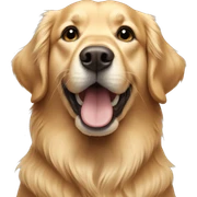 Golden retriever  sticker