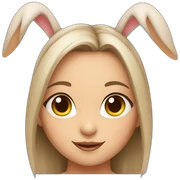 Bunny girl sticker