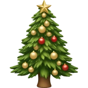 Christmas tree beige  sticker
