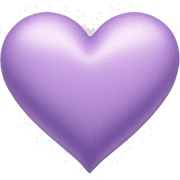 Pastel Purple Heart  sticker