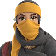 girl with scarf and mask sticker