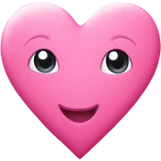 pink heart sticker