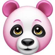 Pink Panda  sticker