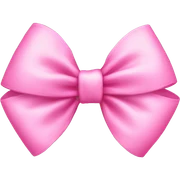 Pink cute bow sticker