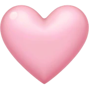 Light pink heart sticker