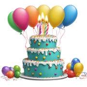 Birthday sticker