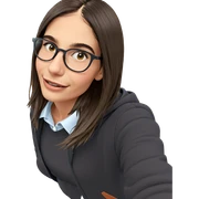 smiling girl outdoors with glasses sticker