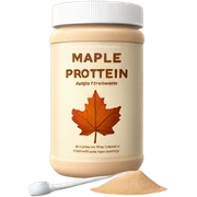 protein powder maple flavour sticker