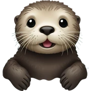 Sea otter sticker