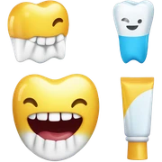 clean teeth sticker