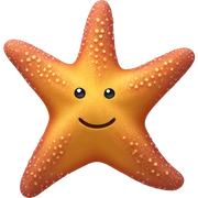 Starfish sticker