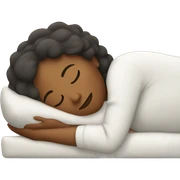A women sleeping  sticker
