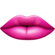 Kiss pink sticker