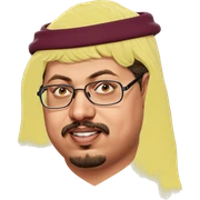 male portrait with glasses sticker