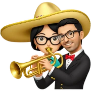 Mariachi Trumpet Player sticker