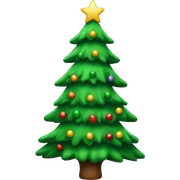 christmas tree sticker
