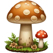 Mushroom sticker