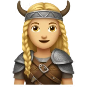 Female Viking  sticker