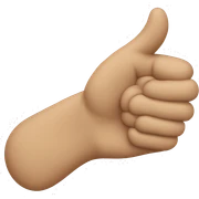 THUMBS DOWN sticker