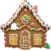 gingerbread house sticker