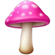 Pink mushrooms sticker