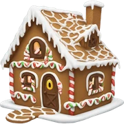 Gingerbread house sticker