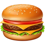 burger patty sticker