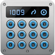 Intercom panel with built in keypad sticker
