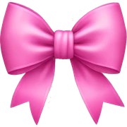pink bow  sticker