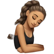 Ariana Grande sleeping sticker