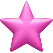 star pink sticker