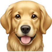 Golden retriever sticker