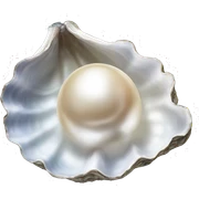 Oyster pearl  sticker
