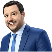 smiling man in blue jacket sticker