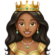 princesa negra sticker