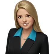 smiling girl in formal attire sticker