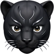 Black panter sticker