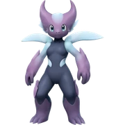 Smooth Soft Dark Pastel Meloetta-Purrloin-Gatomon-Trico-Pokémon-Digimon-Fakémon-fusion-hybrid-creature sticker