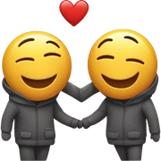 Smiley in love  sticker